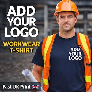 Personalized Gildan T-Shirt, Custom Text & Logo, Heavy Cotton image 1