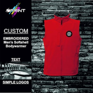 Custom Embroidered Regatta Men's Soft-Shell Bodywarmer Personalised Workwear