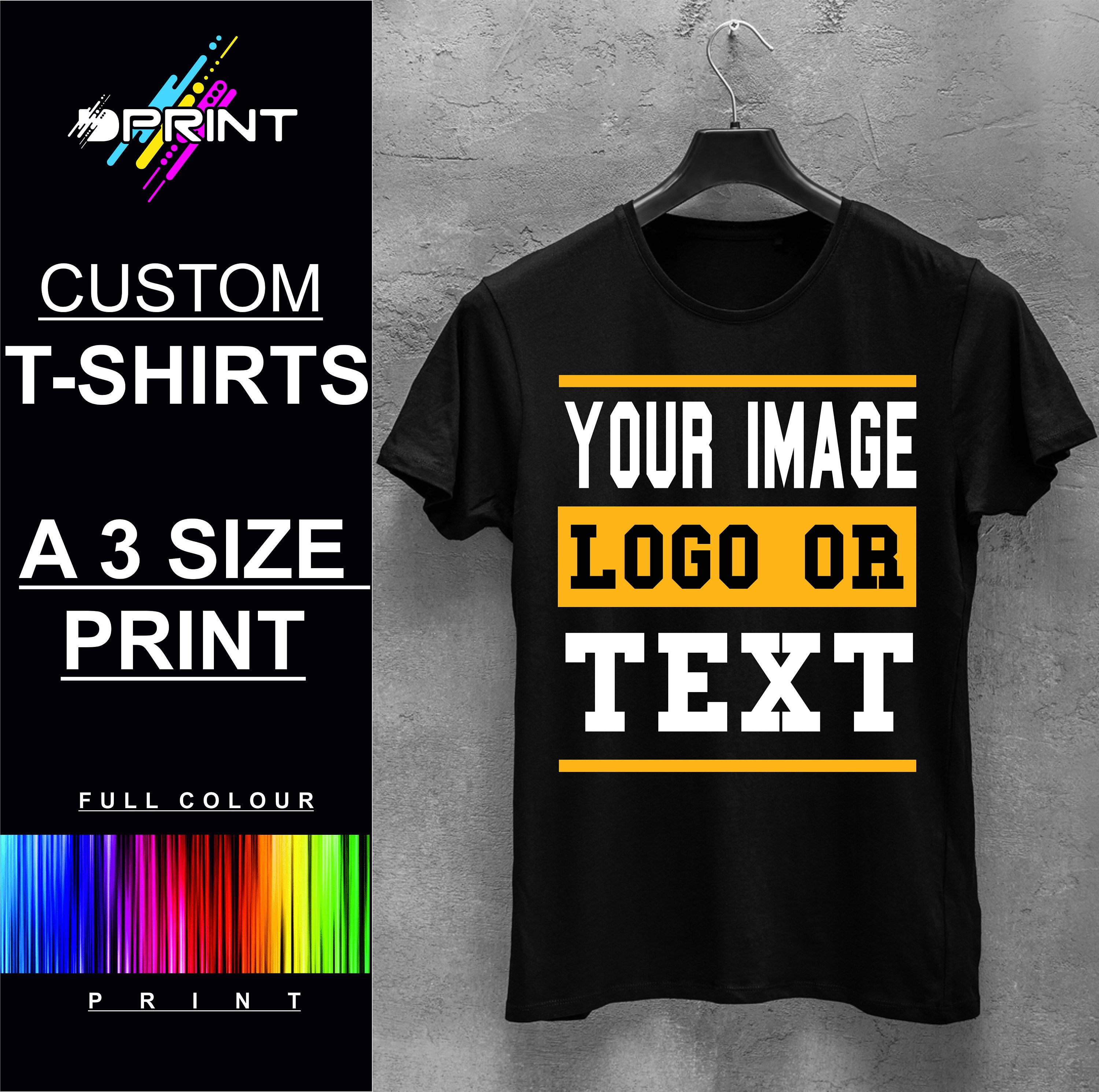 Personalised T-shirt Custom Large 