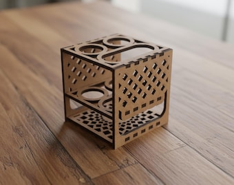 SVG DXF Toothbrush Paste Holder - Laser Cut Vector Files