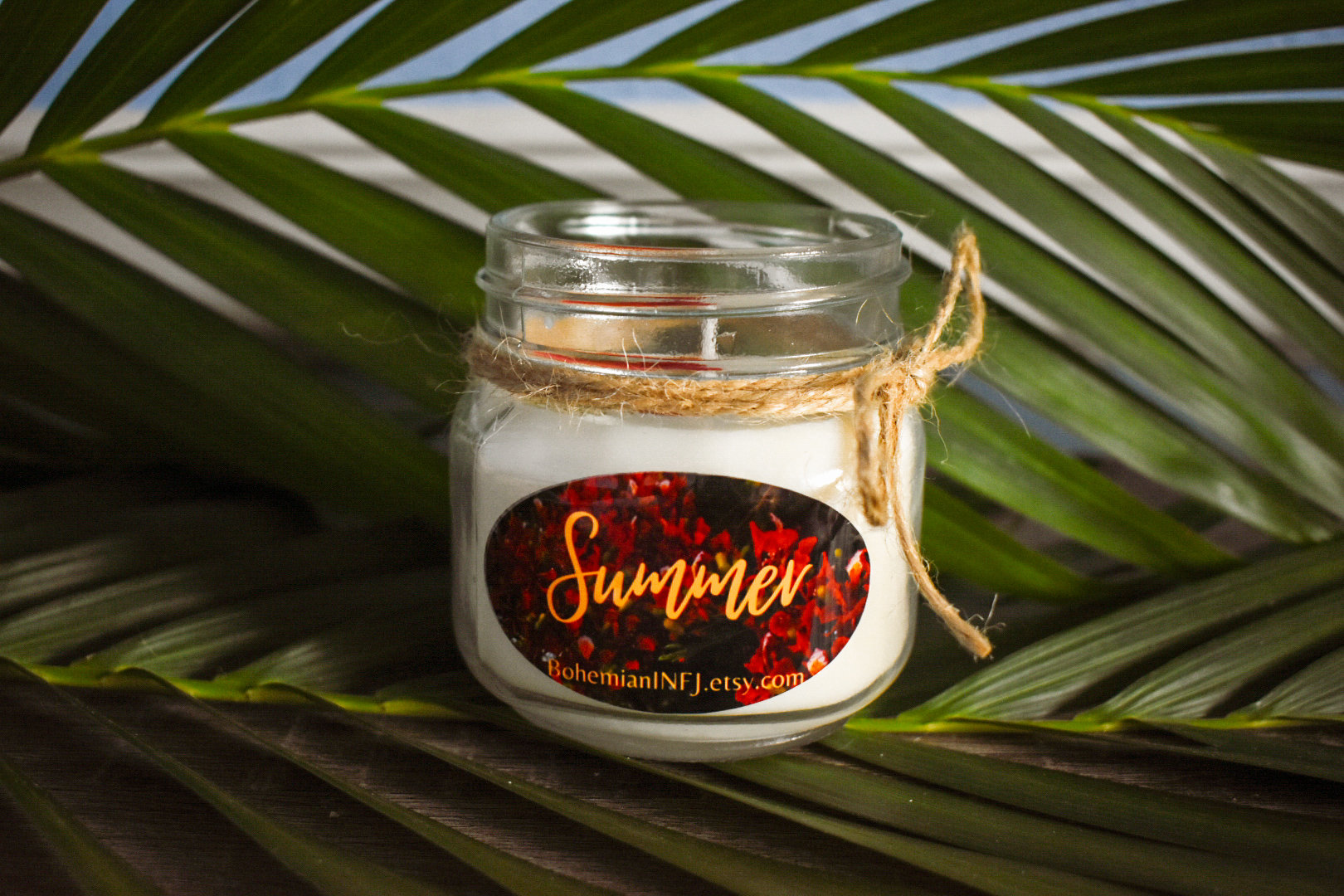 Summer Scented Candle Set Tropical Scents Natural Soy Etsy