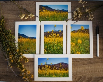 Wildflower Greeting Card Set | Nature Greeting Cards | Mountain Greeting Cards | Photo Greeting Cards