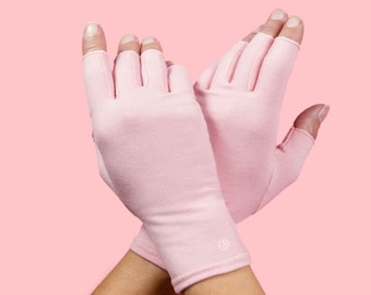 Ballet Pink Compression Gloves, Arthritis Hand Pain Relief
