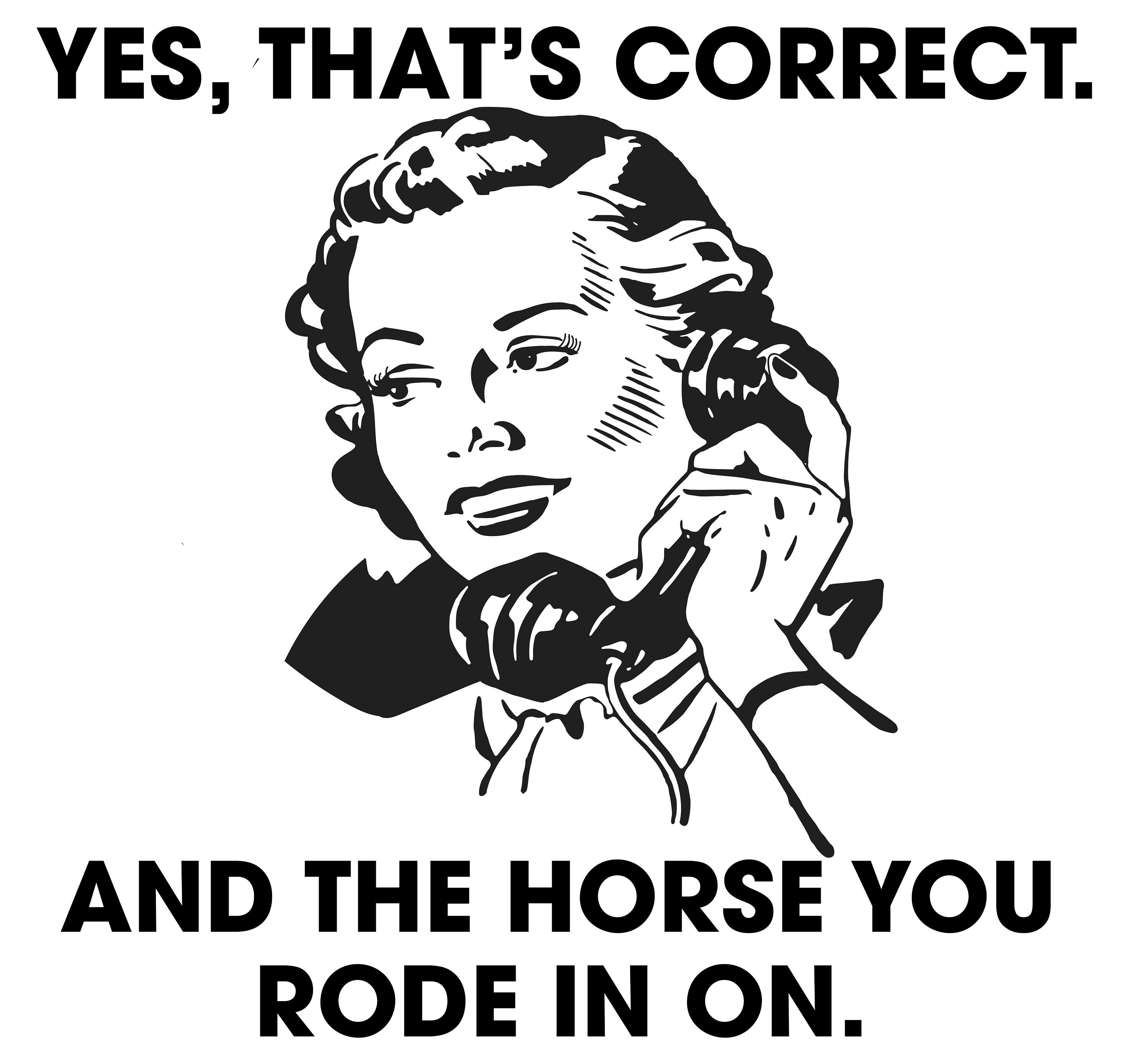 And the Horse You Rode in on Mug 11oz Etsy UK