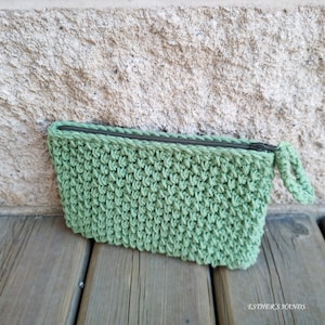 Lotus Pouch Crochet Pattern: Coin Purse PDF (US Terms)