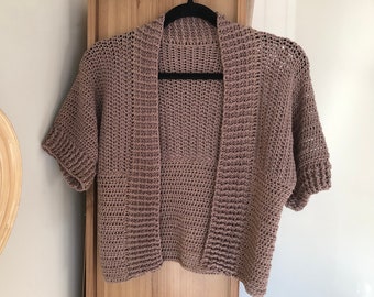 MOTIF AU CROCHET / cardigan d'été Tessa / modèle de cardigan au crochet / pull pour femme au crochet (tailles : xs-xxl)