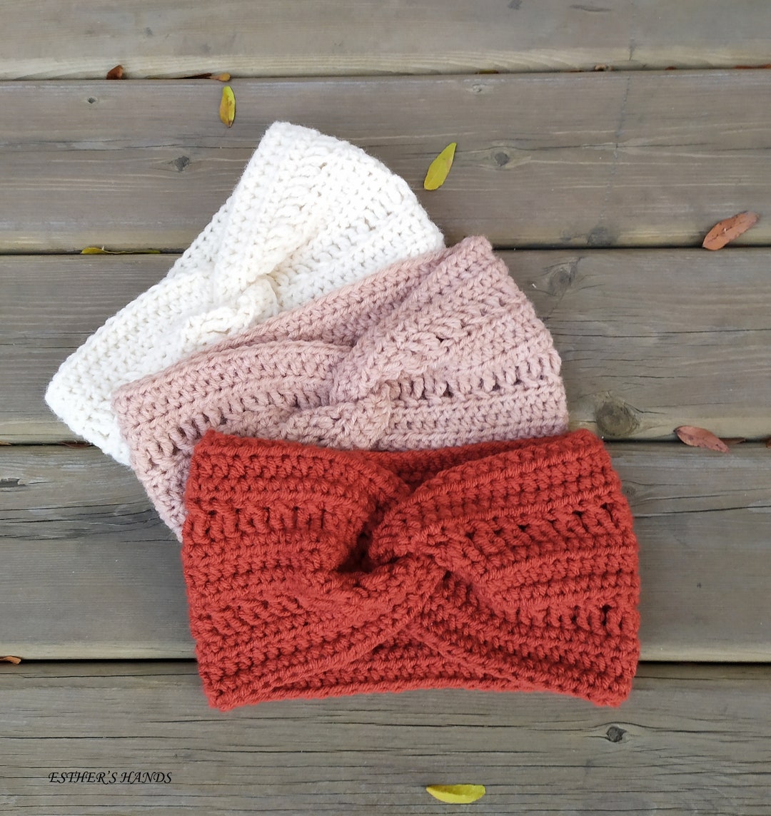 CROCHET PATTERN / Audrey Head Wrap / Crochet Head Wrap Pattern ...