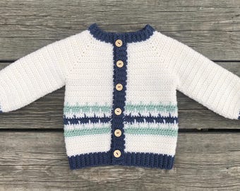 MODÈLE DE CROCHET / Gilet bébé raglan facile au crochet / Gilet Whistler / (tailles : 0-6 mois, 6-12 mois, 1-2 ans, 3-4 ans, 5-6 ans, 7-8 ans, 9-10 ans)