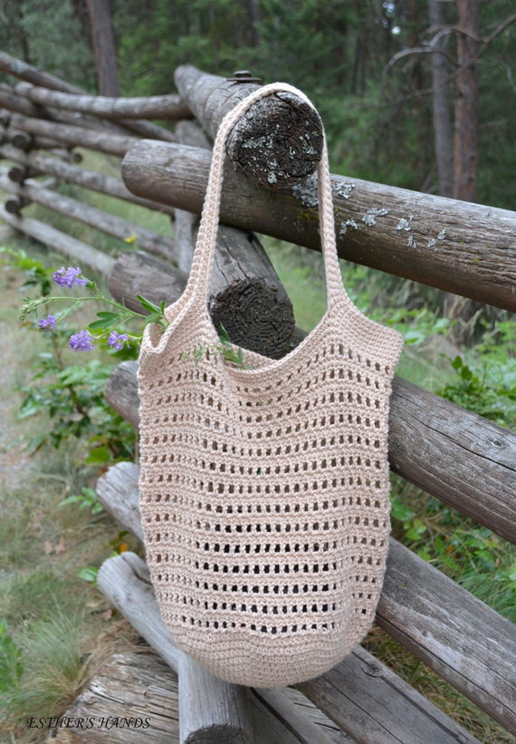 Crochet net bag pattern sale