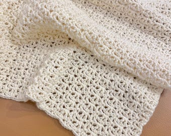 CROCHET PATTERN / Fairy Dreams Blanket / heirloom baby blanket / crochet baby blanket