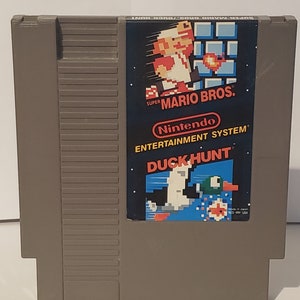 Super Mario Bros / Duck Hunt - By Nintendo - Vintage Nintendo Game