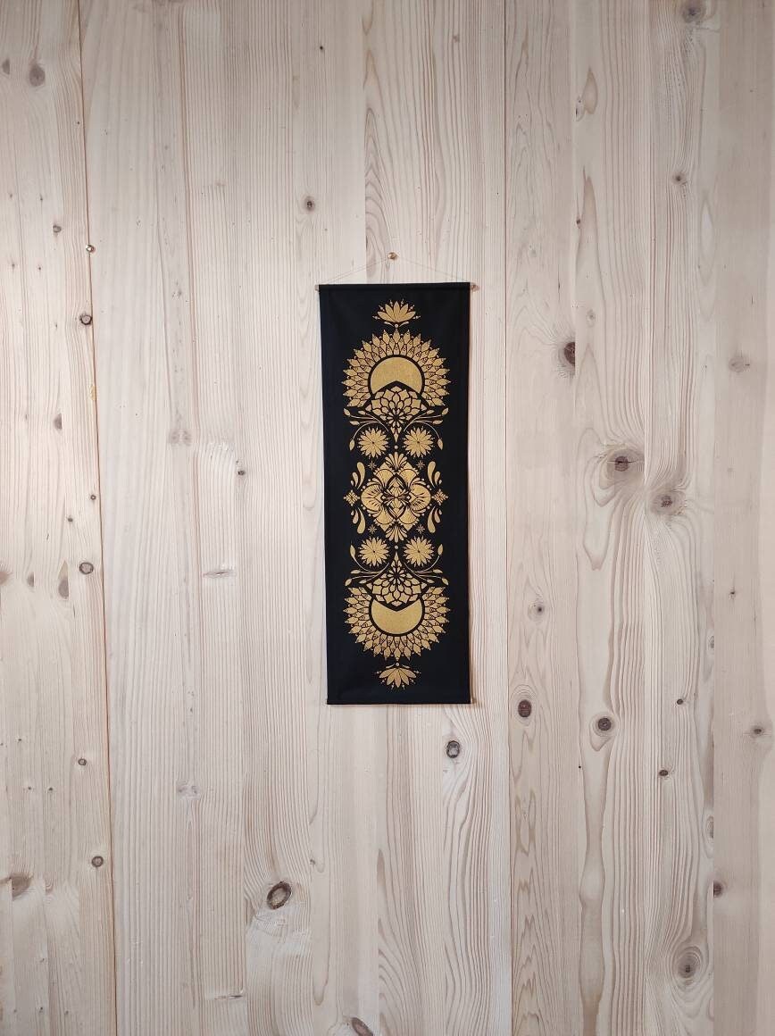 Tenture Murale Artisanale Art Déco Mandala