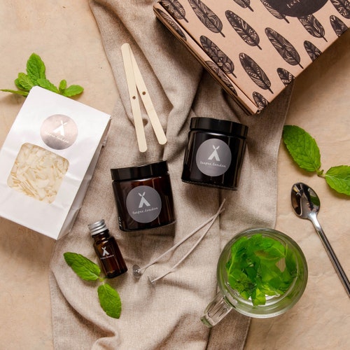 Aromatherapy Candle Making Kit. Eco Friendly Soy Candle Etsy UK