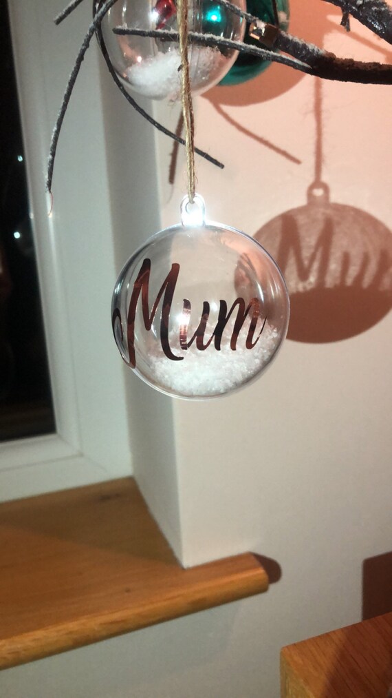 special mum christmas bauble