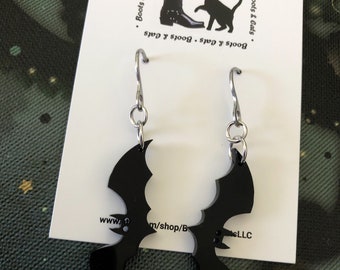 Vampire Bat Earrings / Halloween Jewelry