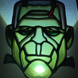 Frankenstein suncatcher / wall decor / window decor / Bride's sidekick