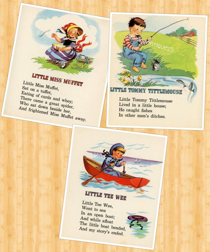Mother Goose Digital Download Printable 30 Photos - Etsy