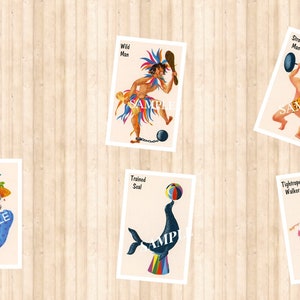 Vintage Whitman Old Maid Cards Digital Download • children card game