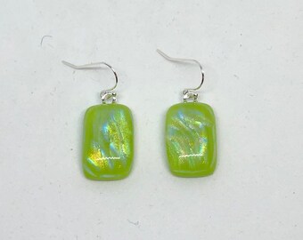 Fused Glass Earrings #190