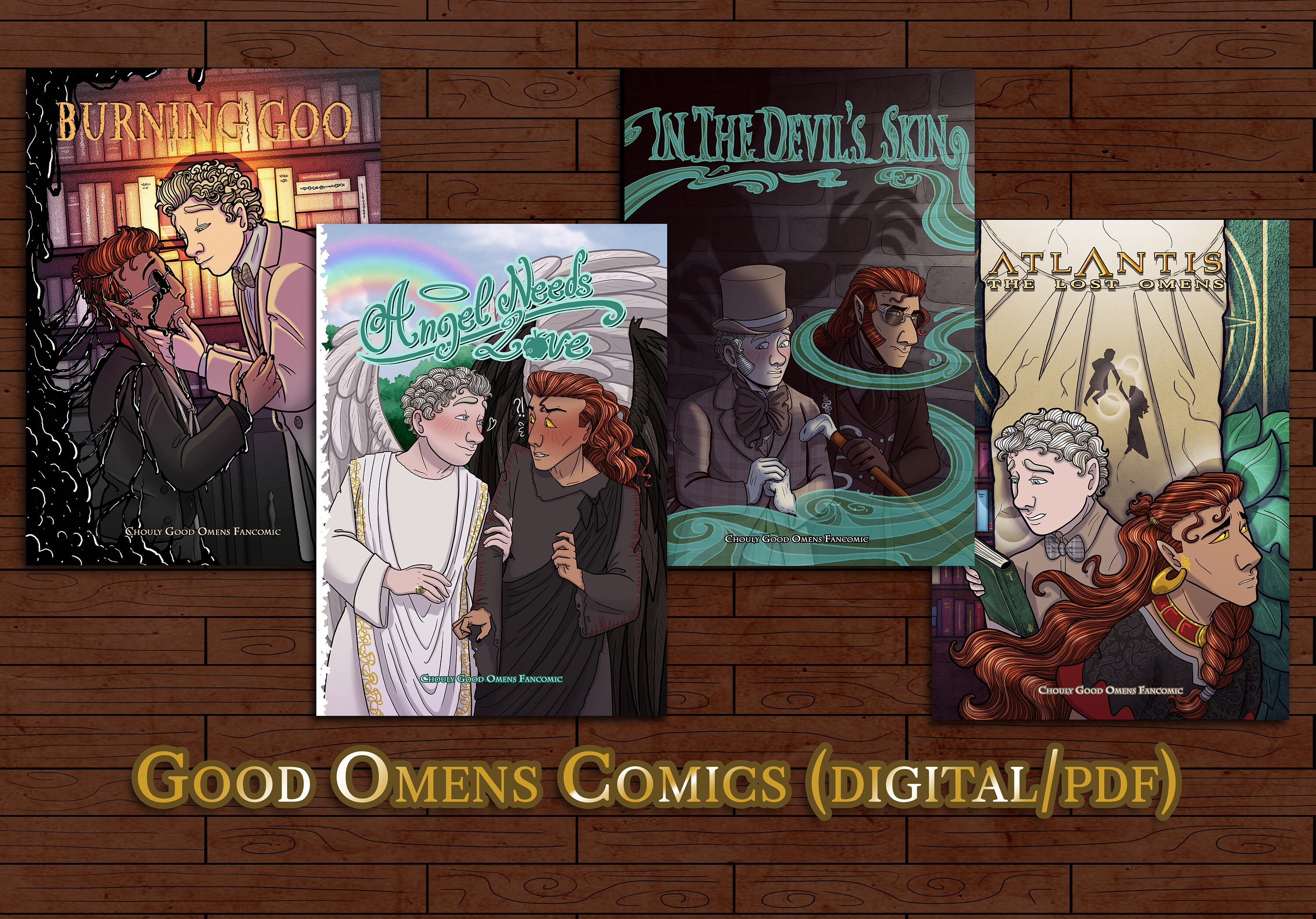 Good Omens Comics SFW and NSFW (digital/pdf)