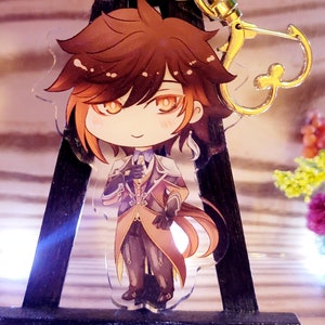 Discontinued - Zhongli - Acrylic Charm 3&quot;