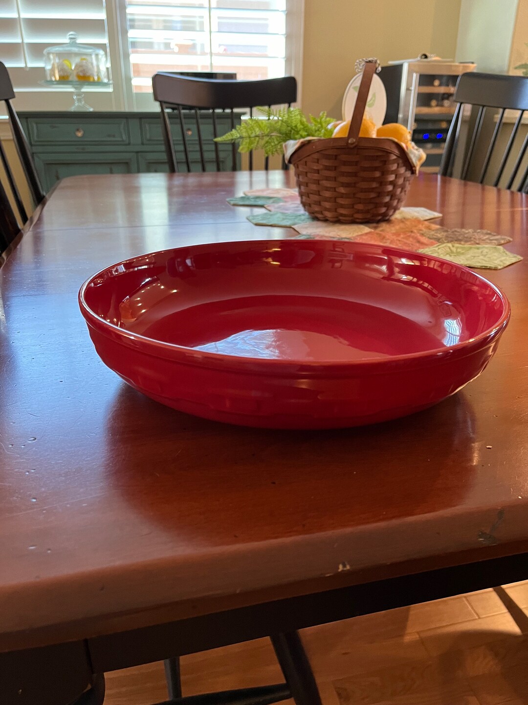 Large Round Serving Platter Etsy