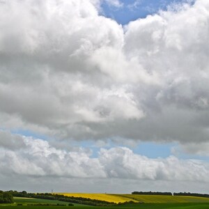 Clouds Above Fields in England