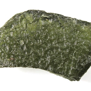 Natural Czech moldavite from locality CHLUM - year 2023, 2.55 grams, 21x11x7 mm, yellowish green color (code: 10/47)