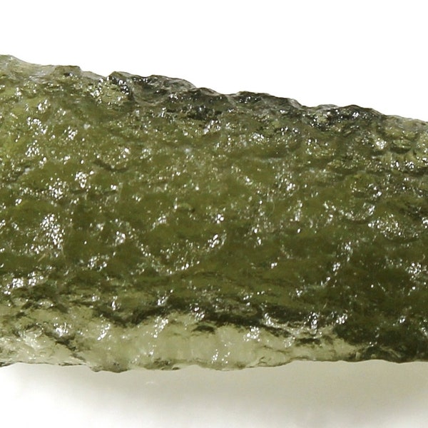 Natural Czech moldavite from locality CHLUM - year 2023, 1.01 grams, 22x8x4 mm, yellowish green color (code: 20/47)