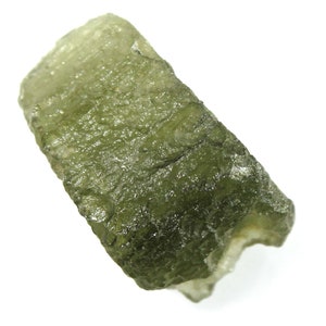 Natural Czech moldavite from locality "CHLUM" - 2022, 1.8 grams, 19x11x6 mm, yellowish green color