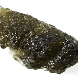 Natural Czech moldavite from locality CHLUM - year 2023, 1.32 grams, 18x9x8 mm, yellowish green color (code: 25/47)
