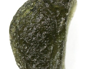 Silver pendant - Natural Czech moldavite from locality CHLUM, year 2023, 3.04 grams, 22x12x9 mm, yellowish green color (code: 26/38)