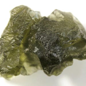 Interesting natural Czech moldavite Brusná, finding in 2016, 3.35grams, 21x17x11mm, nice yellowish green, deep structure, nice shape (1872)