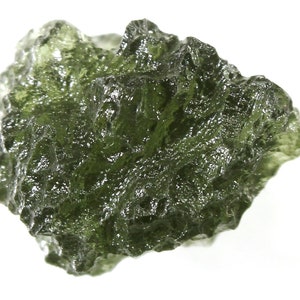 Natural Czech moldavite from locality CHLUM - year 2023, 1.68 grams, 14x11x11 mm, yellowish green color (code: 41/47)
