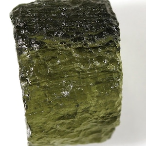 Natural Czech moldavite from locality CHLUM - year 2023, 1.76 grams, 16x11x5 mm, nice yellowish green color (code: 16/47)
