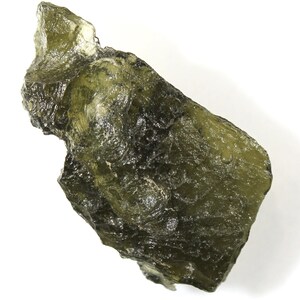 Natural Czech moldavite from locality CHLUM - year 2023, 2.33 grams, 24x14x7 mm, yellowish green color (code: 45/47)