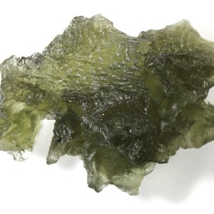 Natural Czech moldavite from locality BRUSNÁ - year 2018, 2.24 grams, 23x18x7 mm, yellowish green color (code: 28/48)