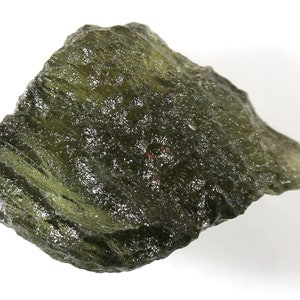 Natural Czech moldavite from locality CHLUM - year 2023, 1.55 grams, 14x12x8 mm, yellowish green color (code: 40/47)
