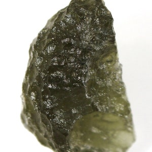 Natural Czech moldavite from locality "CHLUM" - 2022, 1.58 grams, 17x11x10 mm, yellowish green color