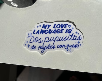 Pupusa Sticker Pupusas de frijol Salvi Sticker El Salvador Sticker Salvadoreño Sticker
