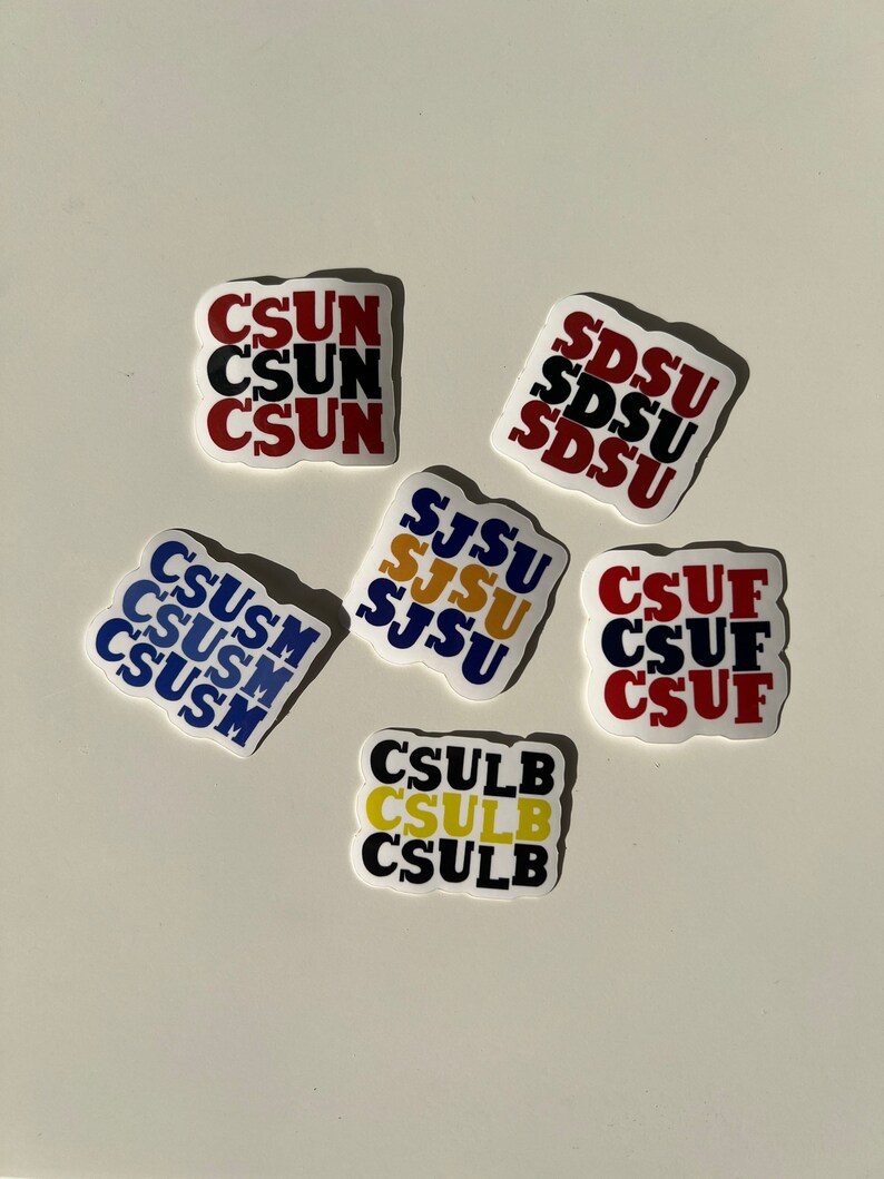 Cal State Long Beach Sticker CSULB Sticker CSU Long Beach Sticker ...