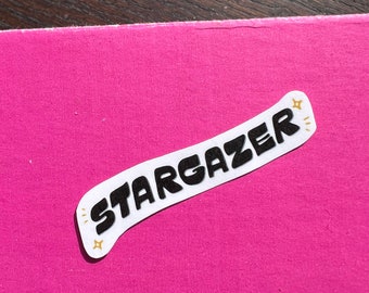 Stargazer Sticker Astronomy Sticker Space Sticker Astro Sticker Stargazing