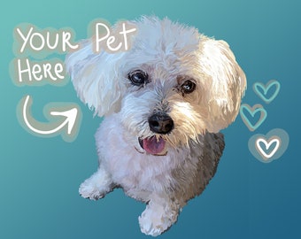 Digital: Illustration of YOUR pet!