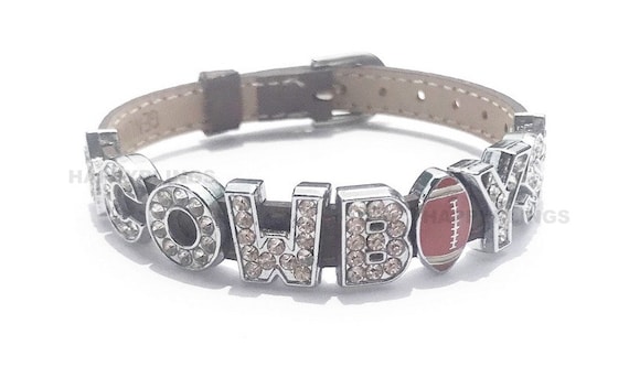 Sport Fan Dallas Cowboys Team Leather Bracelet/Or choose your Favorite Sport Team in the list below!
