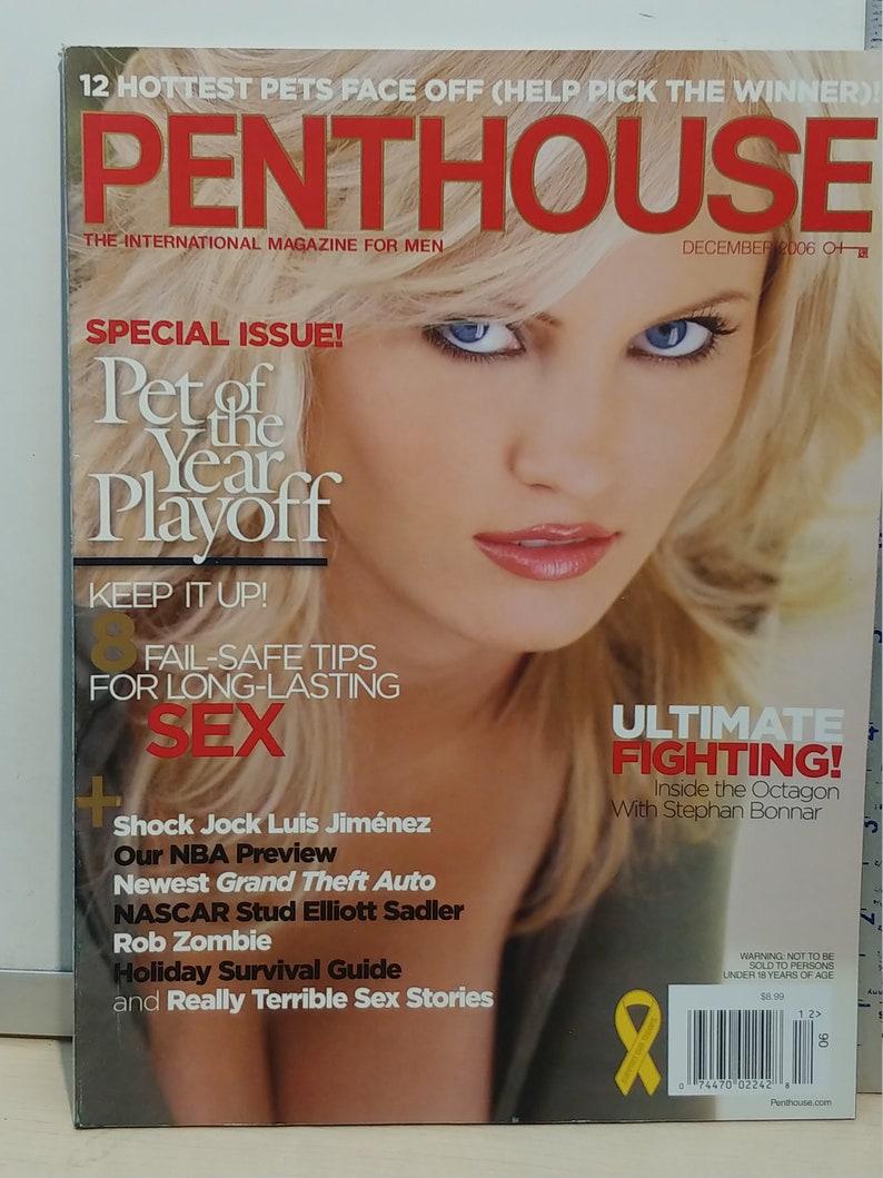 Penthouse Magazine December 2006 Near Mint POTY playoff Etsy