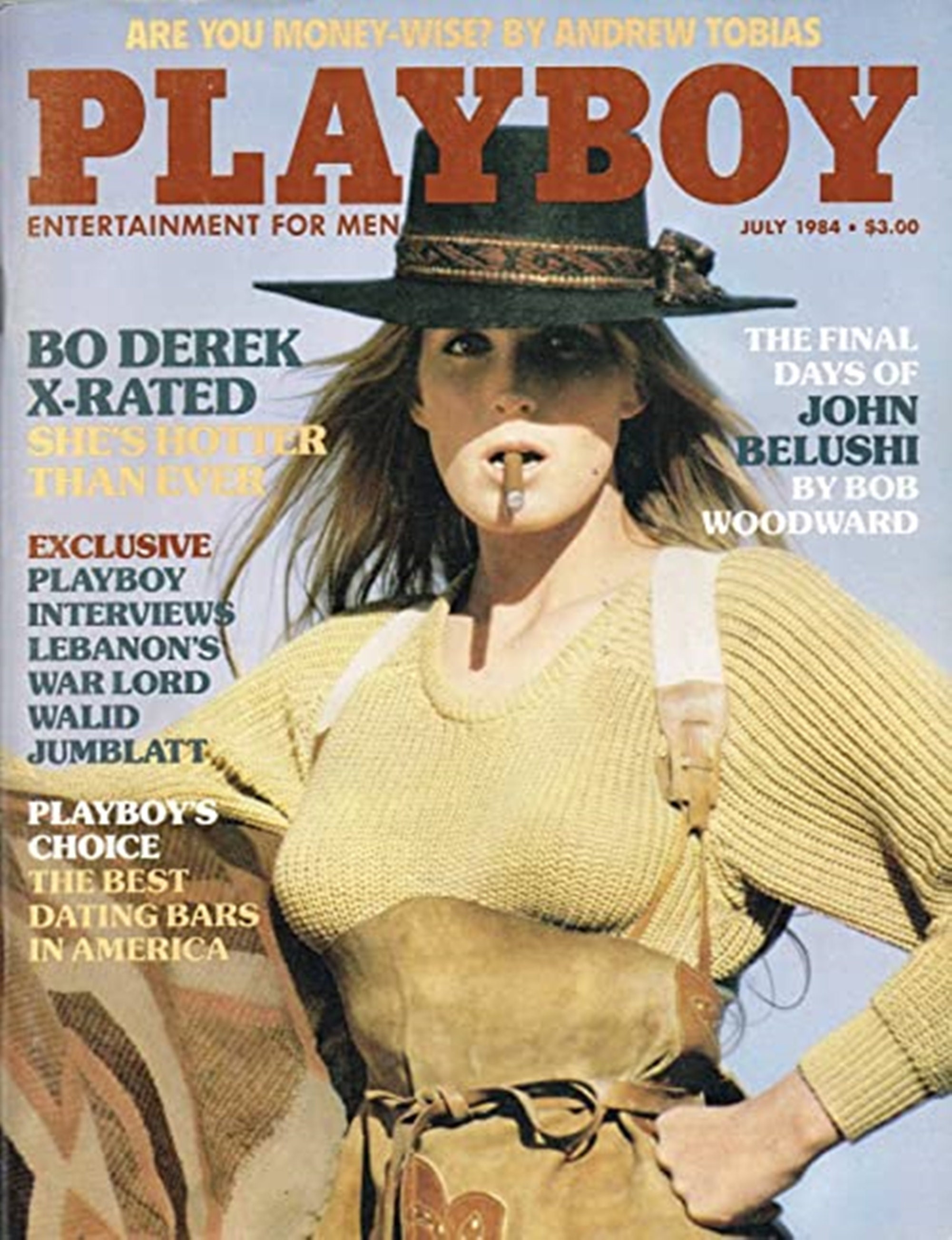 Playboy July 1984 POM Liz Stewart BO DEREK John Belushi Walid Jumblatt interview | eBay