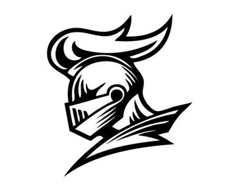 Skull Head Warrior Helmet Knight Ax Weapon Wall Stickers Decals Vinyl Mural Decor Art L2139