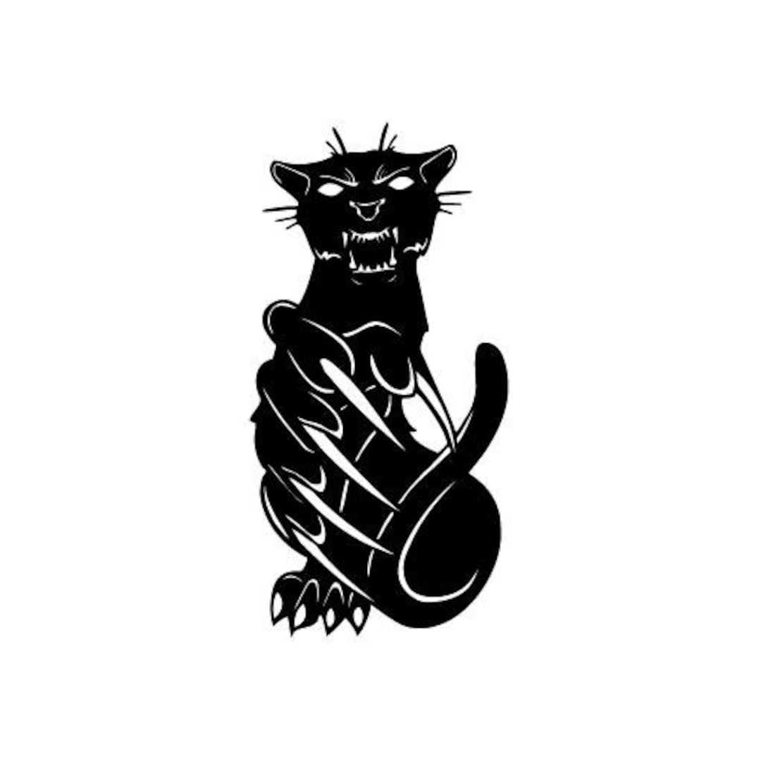 Cheetah Scratch Attack Vinyl Decal Sticker for Wall Car - Etsy