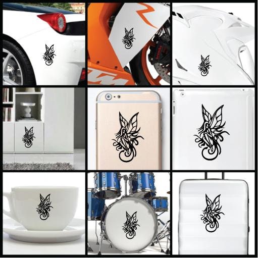 Fairy Beauty Vinyl Decal Sticker for Wall Car Bike | Etsy