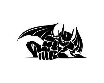 Demon Haunting - Vinyl Decal Sticker for Wall, Car, Bike, iPhone, iPad, Macbook, Laptop, Helmet